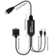 thumbnail image 1 of Compatible con VGA a HDMI + conector de audio 3.5 + adaptador USB PC HDTV Video Converter, 1 of 5
