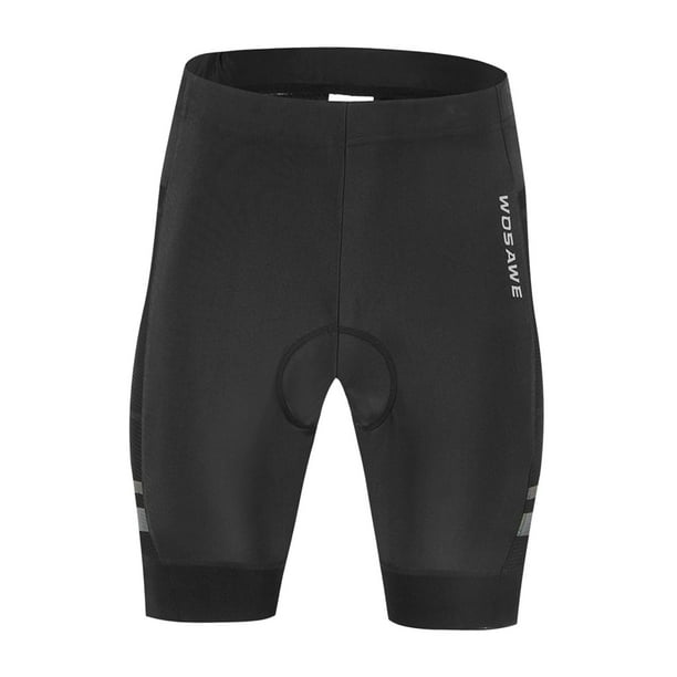 Ropa interior de ciclismo para hombre, acolchada, transpirable, tipo short, con diseño antideslizante. Pantalones cortos de ciclismo. L