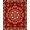 Red Gold Green, Pattern 3, variant on ODIKA Festive Teens Round Fluffy Snowflake Pirate Playful Expressive for Home Office, Gaming Room, Under Desk, Non-Slip Chair-Friendly