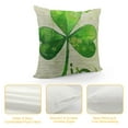 thumbnail image 4 of Ollo0ord AVOIN Throw Pillow Cover,St Patricks Day Cushion Case Decoration for Sofa Couch White, 4 of 5