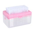 thumbnail image 3 of Caja de espuma de almacenamiento de limpieza de jabón de jabonera de , diseño de resorte integrado, contenedor de caja de jabón para baño, Sunnimix Jabonera, 3 of 8