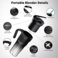 thumbnail image 6 of Mini Blender for Shakes and Smoothies Rechargeable USB Portable Personal Juicer, 6 of 15