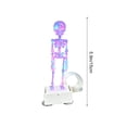 thumbnail image 2 of Purple Aquarium Skeleton Bubbler, Purple Glow Luminous Dancing Fish Tank Ornament, Swinging Skeleton Air Pump Compatible Halloween Aquarium Decor for Spooky Home Fish Tank Display, 2 of 6