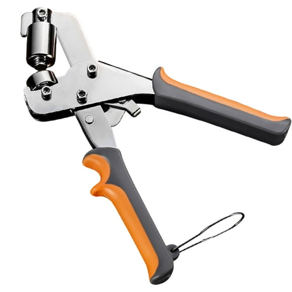 Heavy Duty Tool Kit with Eyelets for Fabric Tarps Canvas Leather and Banners Handheld Punch Pliers for Durable Installation