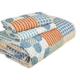 thumbnail image 3 of SCAD Piece by Piece Patchwork 3 Piece Quilt Set, Multi-Colored Patchwork, Includes 2 Pillow Shams, Queen, 3 of 7