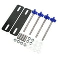 thumbnail image 3 of Traction Board Mounting Brackets Kit, Impact Resistant Long Durability Traction Board Mounting Kit Wearproof Adjustable  For 4.72-6.69in Recovery Tracks Blue, 3 of 8