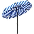 thumbnail image 1 of Outsunny Parasol de Patio 8,7 Pi, Parasol Inclinable avec Manivelle, Bleu Marine, 1 of 10