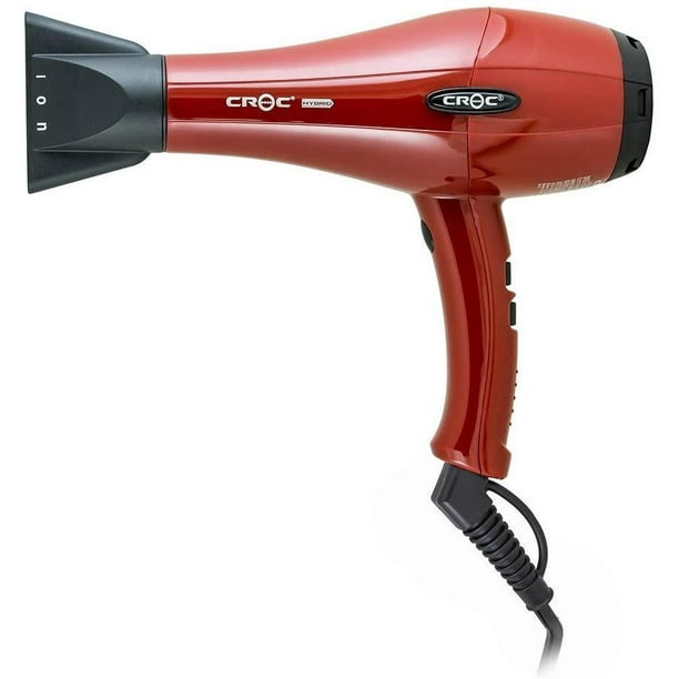 Secadora De Cabello Croc Hybrido Dryer DC Motor Roja Croc Croc Hybrido