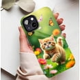 thumbnail image 5 of Cute Cat & Butterfly Floral iPhone Case Compatible with All iPhone 11 - 16 Models (Pro Max/Plus) | For Cat Lovers & Spring Vibes, 5 of 9
