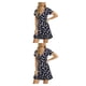thumbnail image 2 of Qarigey Vestidos de verano para mujer sexy Vestido con estampado floral de cintura delgada Type2 NO2, 2 of 6