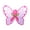 White, variant on Breast Cancer Awareness Butterfly Embroidered Sew/Iron On Patch