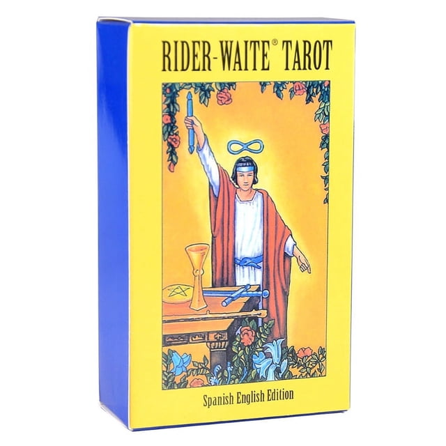 Baraja de tarot inglesa Smith Waite para principiantes, cartas de juego de baraja de tarot Rider Waite
