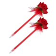 thumbnail image 2 of 2pcs Portable Writing Neutral Pens Flower Sign Pens Office Writing Ballpoint Pens, 2 of 3