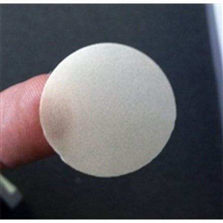 7 Inch Semi Gloss Labels - Vellum Translucent Circle Dot Stickers, 1 Inch Round, 500 Labels on a Roll