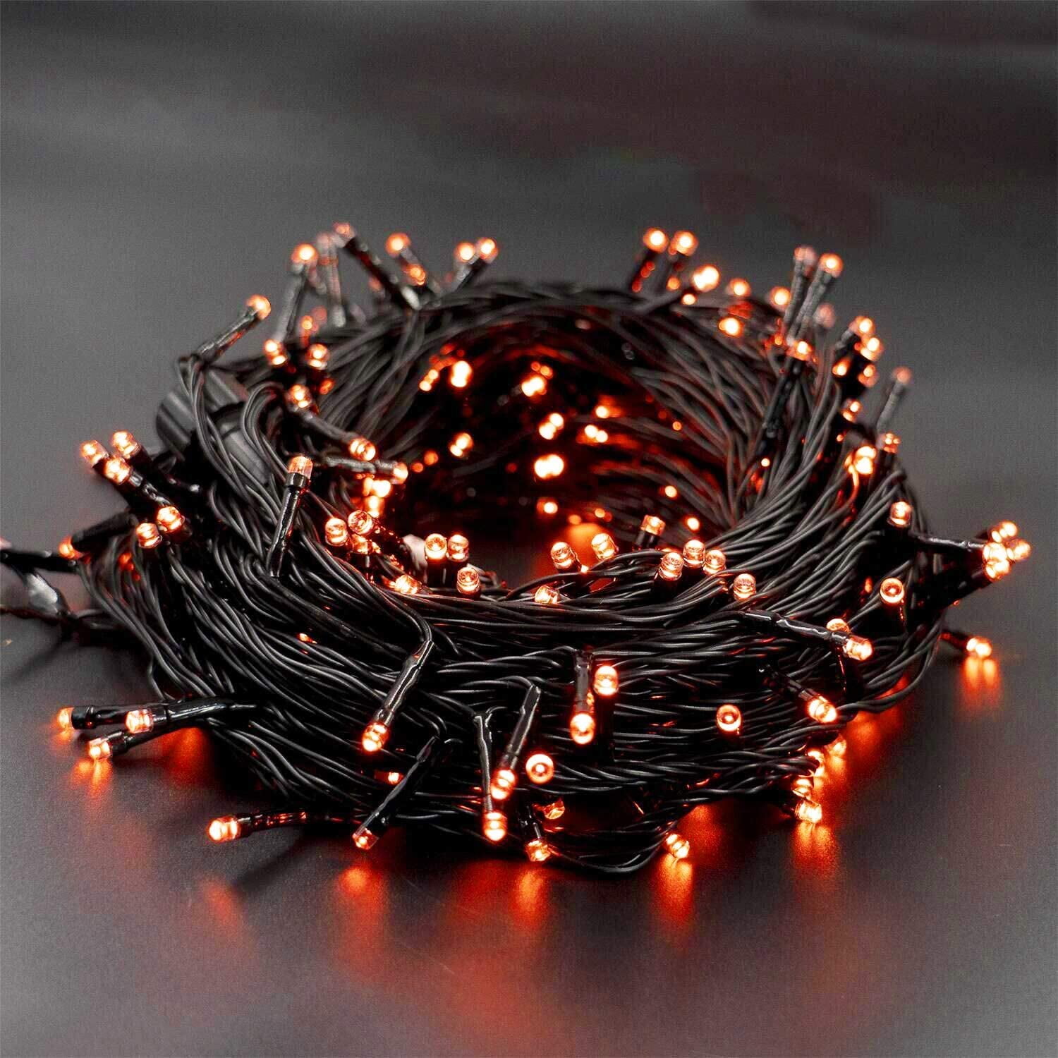 Orange Twinkle Lights For Halloween - Lumanan 300 LED Orange Halloween String Lights, 98.5ft 8 Lighting Modes Light, Plug in String Waterproof Mini Fairy Lights for Outdoor Holiday Christmas Wedding Party Bedroom Decorations | Walmart Canada Orange Twinkle Lights For Halloween - Lumanan 300 LED Orange Halloween String Lights, 98.5ft 8 Lighting Modes Light, Plug in String Waterproof Mini Fairy Lights for Outdoor Holiday Christmas Wedding Party Bedroom Decorations | Walmart Canada