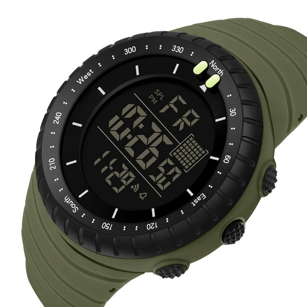 Reloj Deportivo Electrónico, Reloj Digital Electrónico Con Luz Nocturna De 60 MAh, Pantalla Grande Para La Escuela Para Todas Las Personas