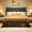Dark Gray, variant on Lofka Queen Size Bed Frame with Upholstered Wingback Headboard Beige Finish
