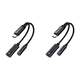 thumbnail image 1 of Adaptador Cable Auxiliar Tipo C A 3 5 Mm Cargador Audio USB para (), 1 of 4