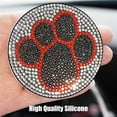 thumbnail image 4 of Car Saucer Dog Paw Print Cup Mat, Non-Slip, Heat Insulation, Universal Fit, Decorative and Functional Interior Accessory for Vehicle, 4 of 8