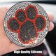 thumbnail image 5 of Posavasos universales para coche | Platillo de silicona antideslizante con diseño de huella de perro | Aislamiento térmico y reducción de ruido para uso en el automóvil, el hogar o la oficina, 5 of 9
