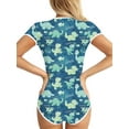 thumbnail image 2 of Aunavey Romper Onesie Pajamas Bodysuit Women Adult Snap Crotch Bodysuit Shorts, 2 of 7