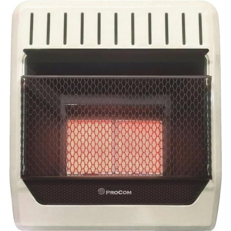 ProCom 20,000 BTU Natural Gas Vent-Free Infrared Plaque Gas Wall Heater MN2PHG