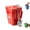 #D, variant on EVHRZN Funny Recycling Bin Coffee Mug, Novelty Trash Can Shaped Mug with Lid and Shovel Spoon, Creative Trash Bin Drinking Cup for Coffee Milk, Storage for Pencils & Pens, Office Gag Gift