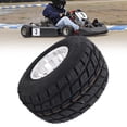 thumbnail image 1 of Pneu de Jante avant 10x4 50 5, Structure Robuste 4PR Pneus ATV Traction Améliorée Jante en Alliage d'Aluminium pour Chariot, 1 of 7