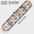 thumbnail image 3 of Dailycode Double Sided Oven Mitt with Loop Heat Resistant Kitchen Long Potholders 7" x 35" Cute Tigers with Leaves, 3 of 6
