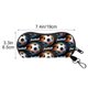 thumbnail image 3 of Funda para gafas con temática de fútbol, clip mosquetón, cierre de cremallera, material de neopreno suave, tamaño compacto, ideal para gafas de sol, gafas graduadas, llaves y accesorios pequeños., 3 of 6