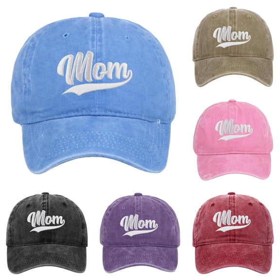 XIAOCHA Womens Embroidered Washed Baseball Cap Adjustable Hat Band Farm Ball Hat,Light Blue