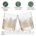 thumbnail image 3 of Greenline Goods Skyline Etched Seattle Whiskey Glasses Gift (Set of 2) | Old Fashioned Tumbler – For Seattle Lovers, 3 of 5