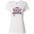 thumbnail image 3 of Inktastic My Grandma is a Survivor Breast Cancer Awareness Women's T-Shirt, 3 of 5