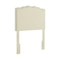 thumbnail image 5 of Nailhead Trim Scallop Shaped Twin Headboard in Off White, 5 of 7