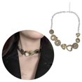 thumbnail image 3 of Fashionable Brass Clavicle Chain Necklace Neckchain for Autumn Winter Outfits, 3 of 10