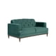thumbnail image 1 of Sofá 2 cuerpos Tecolote velvet Estilo Classic Chic Color Verde GAIA Tecolote, 1 of 6
