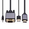 thumbnail image 4 of HD 1080P Video Conversion Cable HDMI-Compatible To VGA for Projector Monitor, 4 of 8