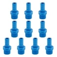 thumbnail image 1 of Conector de Tubería Recta de Rosca Macho de Manguera de Plástico 0.5" 1/2"G Azul 10 Pcs, 1 of 7