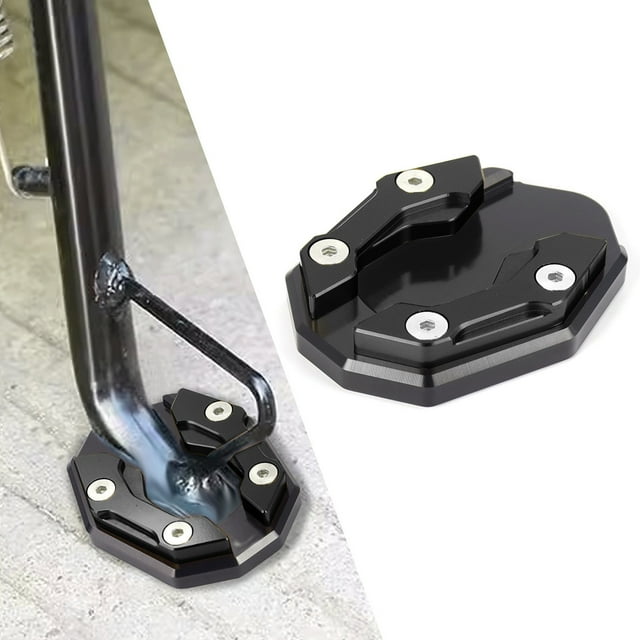 TIMIFIS Motorcycle Aluminum Alloy Support Pad Motorcycle Foot Support Pad Aluminum Alloy Pedal Motorcycle Bike Side Support Frame Seat Cushion Other Motorcycle Accessories