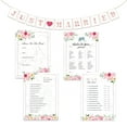 thumbnail image 4 of comerut 10Pcs Bridal Game Card Printed Exquisite Workmanship Floral Design Non-fading Reliable Wedding Game Party Supplies, 4 of 8