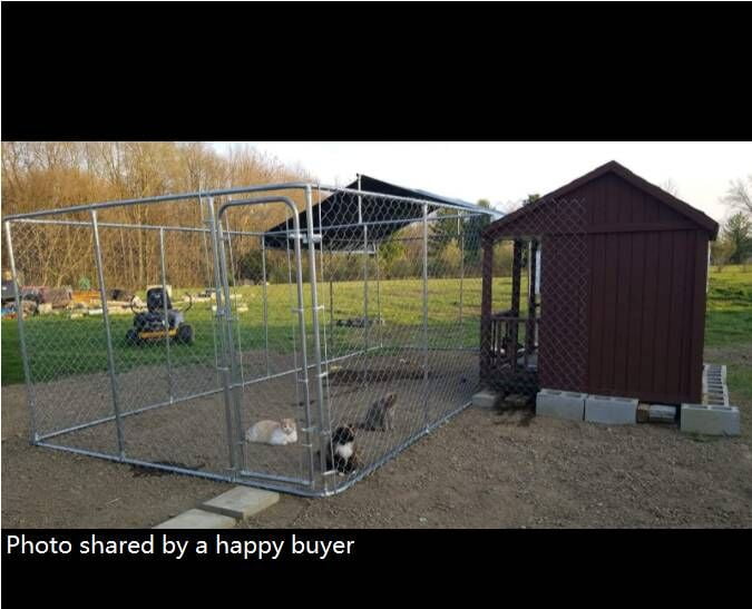 Building A Chicken Coop Out Of A Chain Link Dog Kennel Pen
