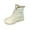 White, variant on Women's Snow Boots Retro Versatile Soft Soled Thick Velvet High Top Warm Shoes for Autumn and Winter
