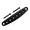 black, variant on LOOKSEVEN 6 String Guitar String Through Body Plate, Electric Guitar Bridge Back Plate with Mounting Holes-chorme