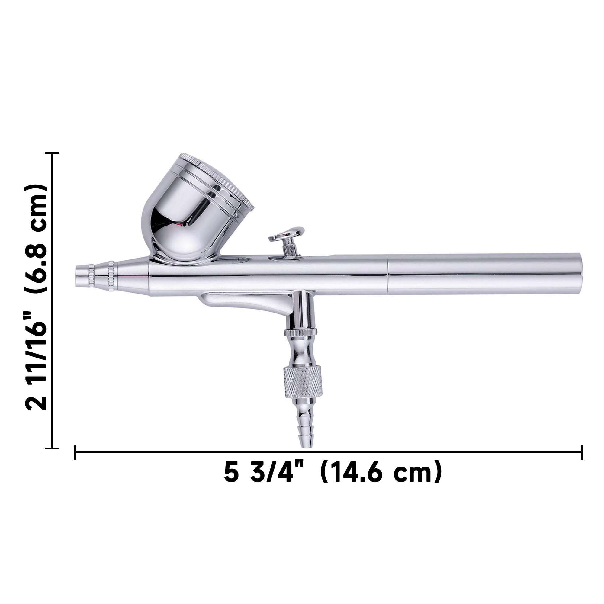 0.3mm Dual Action Airbrush Gun Kit Gravity Feed Spray Gun Tattoo Nail Art Makeup Cake Decorating Hobby
