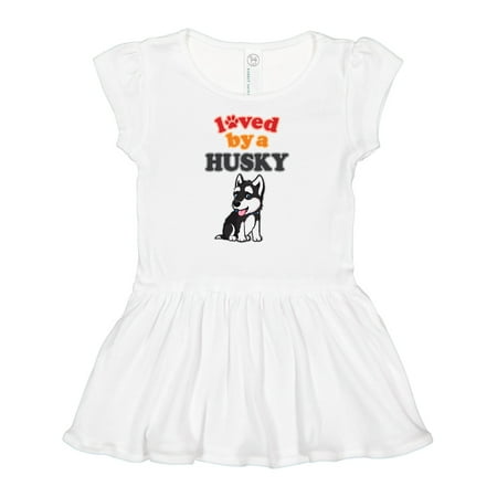

Inktastic Siberian Husky Dog Puppy Gift Baby Girl Dress