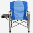 thumbnail image 5 of Kamp-Rite Director's Chair Outdoor Camping Folding Chair with Side Table, Blue, 5 of 5