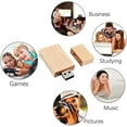 thumbnail image 4 of 10 Pack2.0 64GB USB Flash Drive Storage Stick,Wood USB Disk Memory Stick (64GB, Maple Wood), 4 of 5