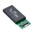 thumbnail image 2 of mSATA to USB3.0 Case Converter Adapter External Case mSATA SSD Box External Enclosure(Black), 2 of 8