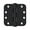 Black, variant on S44R5HDB10B 4" x 4" x 5/8" Radius Hinge; Heavy Duty; Ball Bearings; Oil Rubbed Bronze Finish