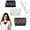Black White Grey, variant on Lady Lace Wearable Mock Camisole Bra Insert Overlay Modesty Panel Vest Can be Used with Breast Pads